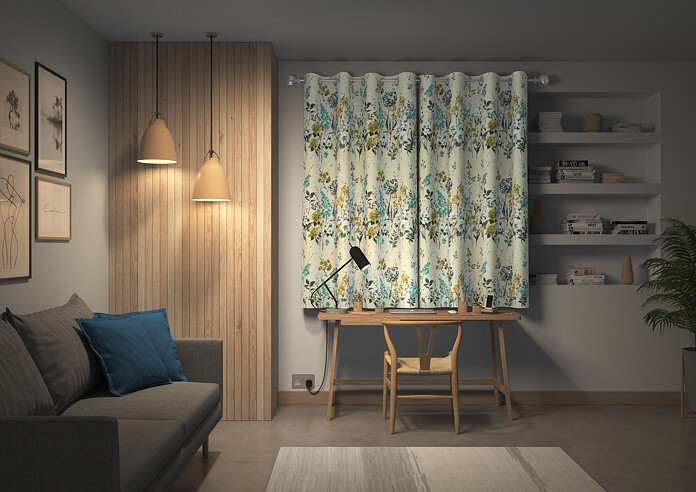 Wild Meadow, Pistachio - Made to Measure Curtains - Image 7